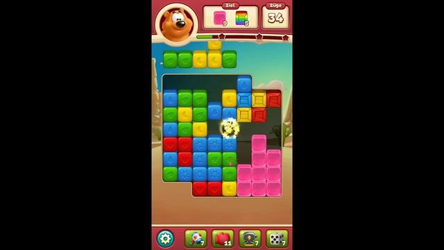 Toon Blast Level 79 ⭐⭐⭐ 2021 - Match 3 Puzzle Games NO BOOSTERS ? Android Gameplay #79 ✅