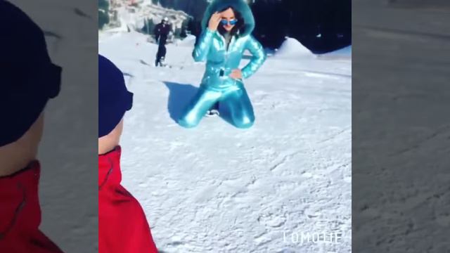 Женские зимние горнолыжные комбинезон