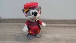 Поющая и танцующая мягкая игрушка "Мышонок" символ года 2020 в красных штанишках