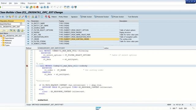 sap odata query parameter $orderby смотреть онлайн