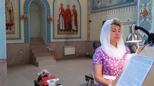 Третий антифон "Блаженны". Читает Мария Урюпина