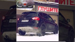 Ford Kuga 2.5t управляемый выхлоп