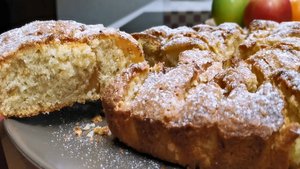 Полностью забыла про Шарлотку! Новый рецептс ОВСЯНКОЙ, изумительный ЯБЛОЧНЫЙ ПИРОГ.mp4