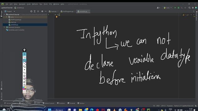 Variables in Python  by @hatcoder  | Python variable  | Python tutorial for beginners