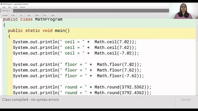 Blue Java  class 8| Methods of Math Class | Blue Java Tutorial for  methods of Math class