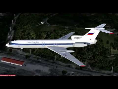 Ту-154 для Prepar3D. Обзор материала нержавеющая сталь