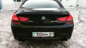BMW 640i gran coupe exhaust / Звук выхлопа БМВ 640i гран купе