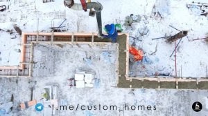 Зимнее строительство. Кладка блока зимой. Монолитные работы с прогревом. Дома из газобетона.