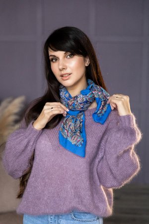 Платок из вискозы "Пасьянс", вид 13