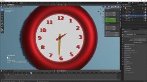 Анимация часов в Blender, Часть 2: Анимирование стрелок часов