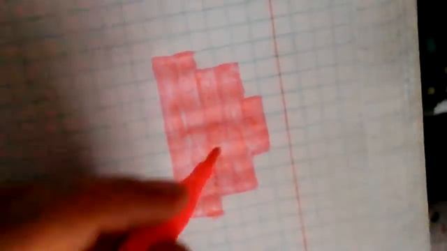 Как нарисовать вишню по клетках смотреть онлайн