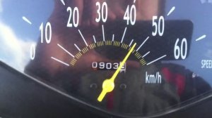 Максимальная скорость Honda dio af 62