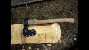 Защита топорища. Намотка паракорда.