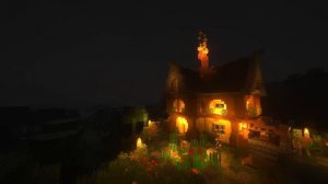 Relaxing Minecraft music with soft rain