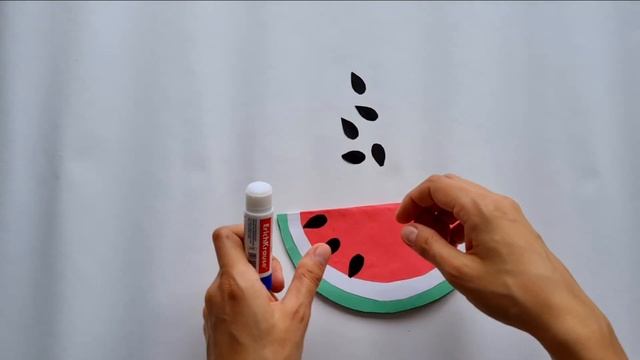 АРБУЗ из бумаги | Летние поделки для детей смотреть онлайн