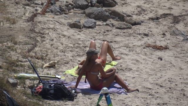 Sony DSC-HX100V Zoom test (Beach Girls #1) смотреть онлайн