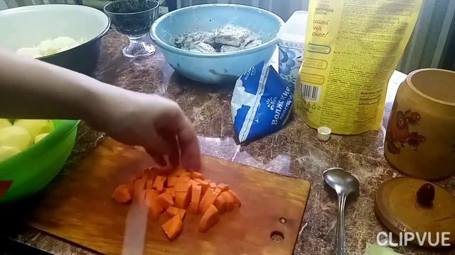 Сазан запечённый с картофелем в духовке! ??