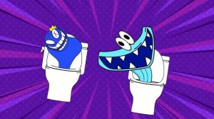 SKIBIDI TOILET Takes Over the RAINBOW FRIENDS?! Roblox Rainbow Friends 2 Animation