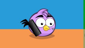 Five Little Angry Birds Jumping On The Bed - Five little monkey rhymes