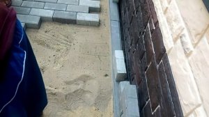 Укладка тротуарной плитки, укладка брусчатки 200*100*60 ( цвет серый).