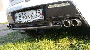 Раздвоенный выхлоп MAZDA 3 MPS