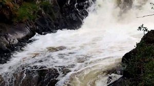 ЗАПОВЕДНИК"КИВАЧ"ВОДОПАД.(Карелия).Видео Татьяны Крестьянсковой.