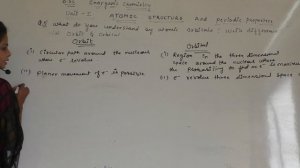 ""What is Atomic orbital ?  (difference between orbit & orbital) BSC 1ST year chemistry