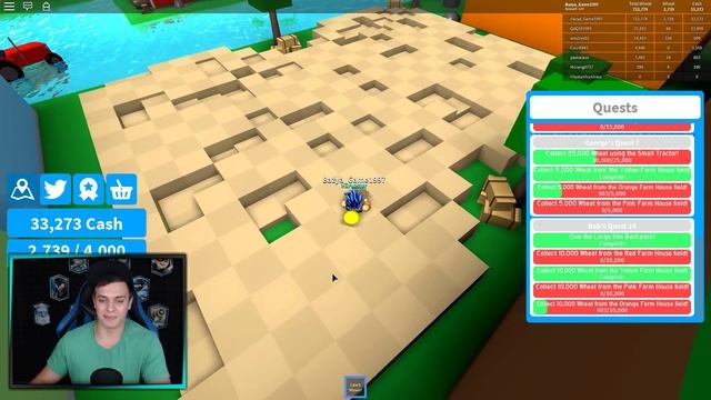 Мой НОВЫЙ ТРАКТОР за 500.000$ !!! Фермер симулятор в Roblox смотреть онлайн