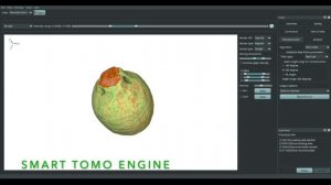 Томографическая реконструкция лимона | Smart Tomo Engine 2.0