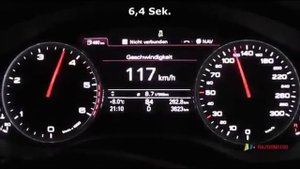 Audi A6  3 0 TDI  245 л с  Разгон до 100