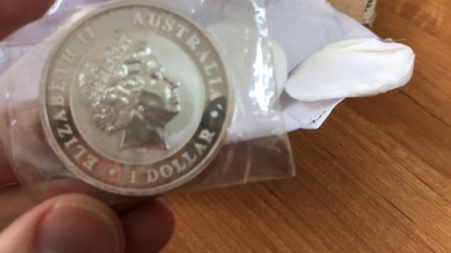 Время почты! Инвестиции в серебро. 1 доллар Австралия Коала 2013 год!