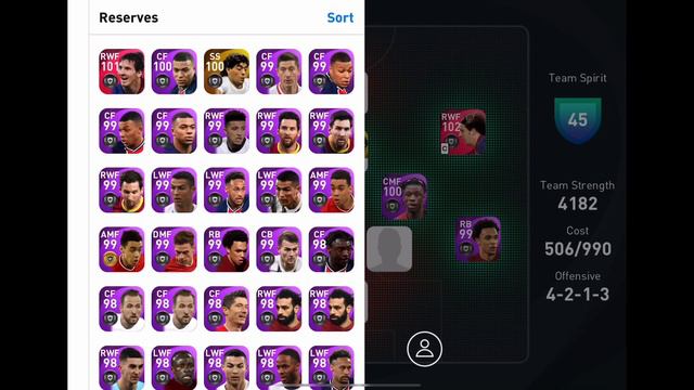 Highest PES Team Strength | 5228 | PES 2021 mobile | Little Cheat Nugget at the end - 5232* смотреть онлайн