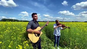 Смуглянка- Зажигательная игра на гитаре и скрипке на русской природе.Братья Ковалевы