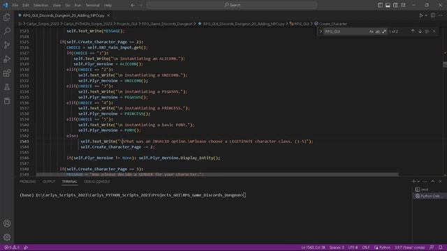 Python Tkinter Project 06: RPG Game