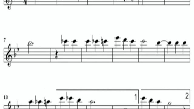 Случайный вальс.Саксофон-тенор.Ноты. смотреть онлайн