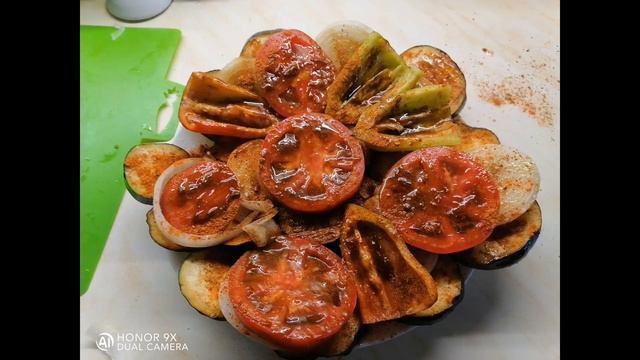 Шашлык из овощей.