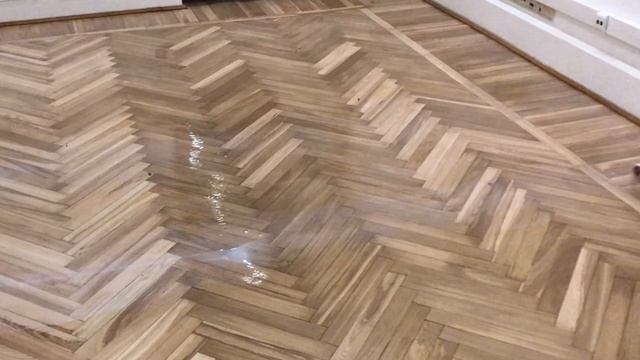 Циклевка и лакировка паркета смотреть онлайн