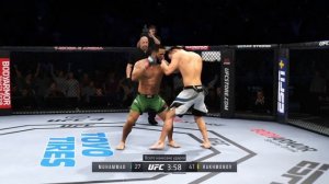 БЕЛАЛ МУХАММАД VS ШАВКАТ РАХМОНОВ UFC 4 CPU VS CPU