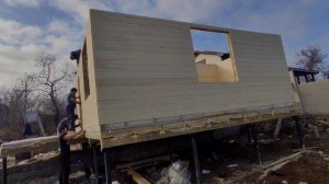 Деревянный дом в Крыму. Дом за 3 дня. Фирма ПОЛЕСЬЕ.Полный обзор. #полесье #деревянныйдом #крым