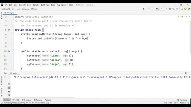 Lecture 20: Methods Parameters in Java | in Hindi/Urdu