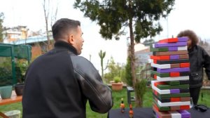 CEZALI DEV JENGA OYNADIK ! w/@bicimali