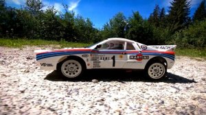 Tamiya Lancia 037 on an Alpine Rally!