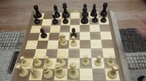 Шахматы. Сильный дебют за белых.