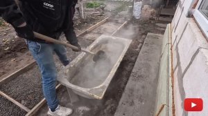 Моя садовая дорожка из бетона …