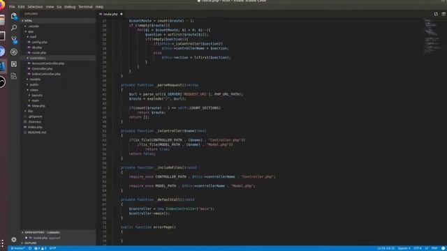Моя реализация MVC. Web-приложение для анализа сообществ vk.com на PHP#5