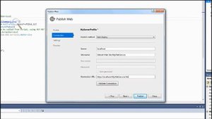 Publish web service to iis