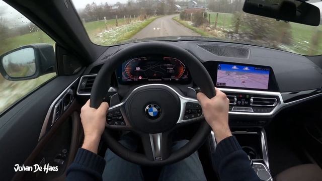 2020 BMW 420d XDRIVE 190 HP POV TEST DRIVE