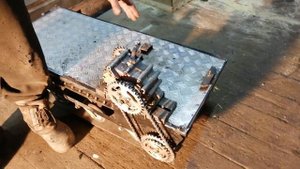 подробности сборки гусянки мотобуксировщика