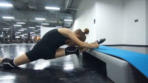 Соревнование с папой! гимнастика три элемента.  Передаем привет мисс Николь.