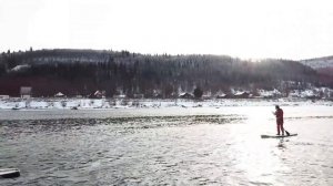 SUP зимой.